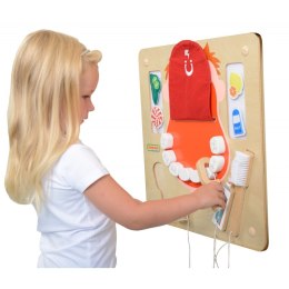 Masterkidz MASTERKIDZ Higiena Jamy Ustnej Ścienna Tablica Sensoryczna Flex Montessori