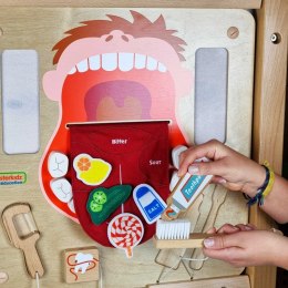 Masterkidz MASTERKIDZ Higiena Jamy Ustnej Ścienna Tablica Sensoryczna Flex Montessori