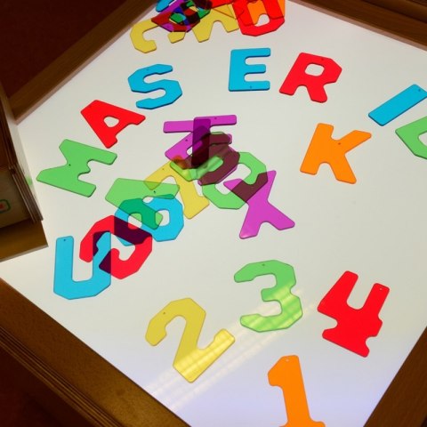 Masterkidz MASTERKIDZ Przezroczyste Cyfry i Litery 38 szt. Montessori Masterkidz MASTERKIDZ Przezroczyste Cyfry i Litery 38 szt. Montessori