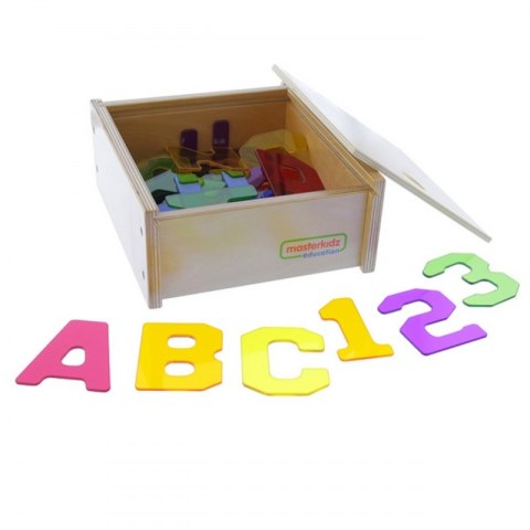 Masterkidz MASTERKIDZ Przezroczyste Cyfry i Litery 38 szt. Montessori Masterkidz MASTERKIDZ Przezroczyste Cyfry i Litery 38 szt. Montessori