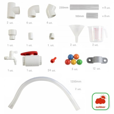 Masterkidz MASTERKIDZ System Rur Do Tablicy STEM 80 elementów Masterkidz MASTERKIDZ System Rur Do Tablicy STEM 80 elementów