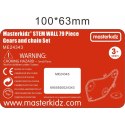 Masterkidz MASTERKIDZ Tablica Ścienna Koła Zębate i Łańcuch 79 El. Zbuduj własny mechanizm