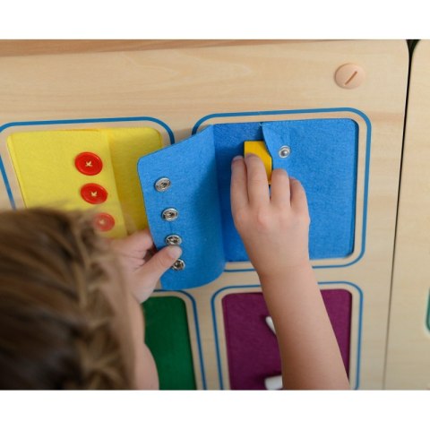 Masterkidz MASTERKIDZ Tablica Ścienna Otwieranie I Zamykanie Zamków Suwaki Guziki Montessori Masterkidz MASTERKIDZ Tablica Ścienna Otwieranie I Zamykanie Zamków Suwaki Guziki Montessori