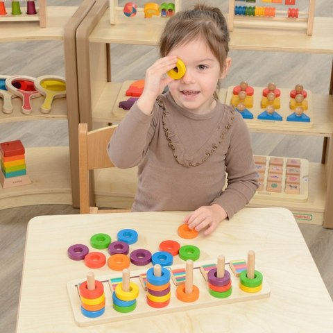 Masterkidz MASTERKIDZ Układanka Nauka Liczenia i Kolorów Sorter Montessori Masterkidz MASTERKIDZ Układanka Nauka Liczenia i Kolorów Sorter Montessori