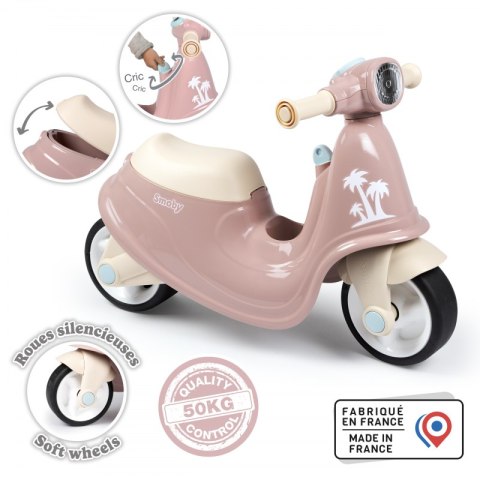 Smoby SMOBY Jeździk Skuter Różowy Pchacz Smoby SMOBY Jeździk Skuter Różowy Pchacz