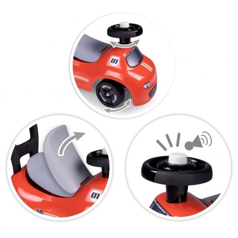 Smoby Smoby Czerwony Jeździk z klaksonem Ride-On Smoby Smoby Czerwony Jeździk z klaksonem Ride-On