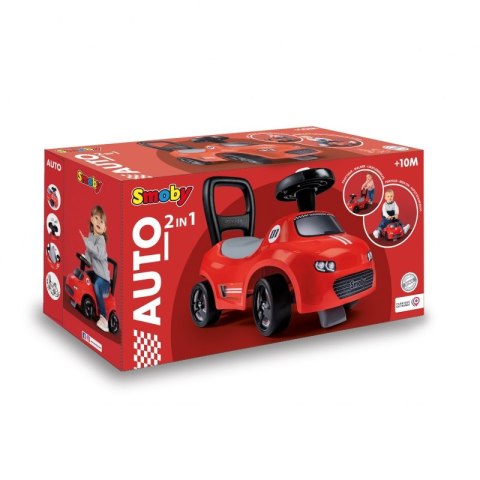 Smoby Smoby Czerwony Jeździk z klaksonem Ride-On Smoby Smoby Czerwony Jeździk z klaksonem Ride-On