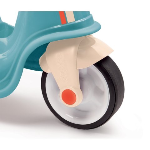 Smoby Smoby Niebieski jeździk skuter Retro Ciche koła Scooter Smoby Smoby Niebieski jeździk skuter Retro Ciche koła Scooter