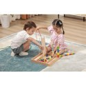 Viga Toys VIGA Drewniana Gra edukacyjna Logiczne koraliki 104 elementy Montessori