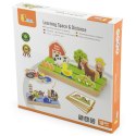 Viga Toys VIGA Drewniana Układanka Edukacyjna Nauka Odległosci 2w1