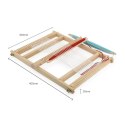 Viga Toys VIGA Drewniane Krosno Warsztat Tkacki Zestaw do tkania Montessori