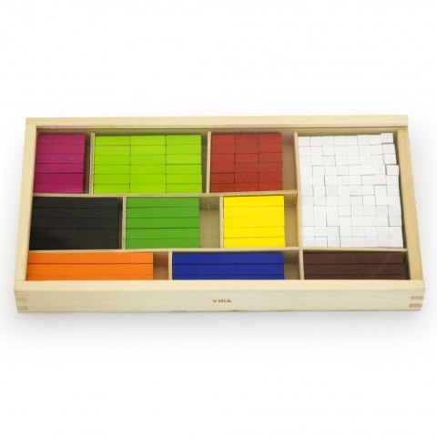 Viga Toys VIGA Drewniane Patyczki Edukacyjne Matematyczne Klocki Cuisenaire'a Viga Toys VIGA Drewniane Patyczki Edukacyjne Matematyczne Klocki Cuisenaire'a