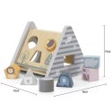 Viga Toys VIGA PolarB Drewniany sorter z klockami piramida Układanka