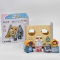 Viga Toys VIGA PolarB Drewniany sorter z klockami piramida Układanka