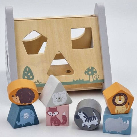 Viga Toys VIGA PolarB Drewniany sorter z klockami piramida Układanka Viga Toys VIGA PolarB Drewniany sorter z klockami piramida Układanka