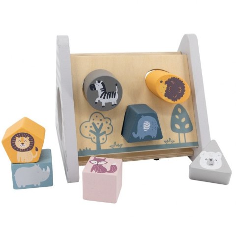 Viga Toys VIGA PolarB Drewniany sorter z klockami piramida Układanka Viga Toys VIGA PolarB Drewniany sorter z klockami piramida Układanka