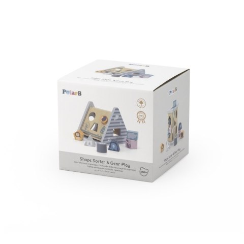 Viga Toys VIGA PolarB Drewniany sorter z klockami piramida Układanka Viga Toys VIGA PolarB Drewniany sorter z klockami piramida Układanka