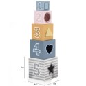 Viga Toys VIGA PolarB Piramidka Układanka edukacyjna Sorter Kostki Klocki