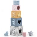 Viga Toys VIGA PolarB Piramidka Układanka edukacyjna Sorter Kostki Klocki