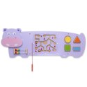Viga Toys VIGA Tablica Sensoryczna Manipulacyjna Hipopotam Certyfikat FSC Montessori