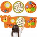 Viga Toys VIGA Tablica Sensoryczna Manipulacyjna Miś Certyfikat FSC Montessori