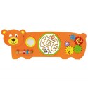 Viga Toys VIGA Tablica Sensoryczna Manipulacyjna Miś Certyfikat FSC Montessori