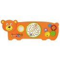 Viga Toys VIGA Tablica Sensoryczna Manipulacyjna Miś Certyfikat FSC Montessori