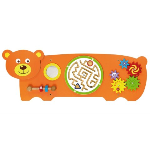 Viga Toys VIGA Tablica Sensoryczna Manipulacyjna Miś Certyfikat FSC Montessori Viga Toys VIGA Tablica Sensoryczna Manipulacyjna Miś Certyfikat FSC Montessori