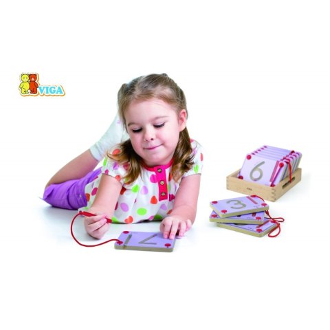 Viga Toys VIGA Tabliczki Magnetyczne Nauka Pisania Cyferki Certyfikat FSC Montessori Viga Toys VIGA Tabliczki Magnetyczne Nauka Pisania Cyferki Certyfikat FSC Montessori