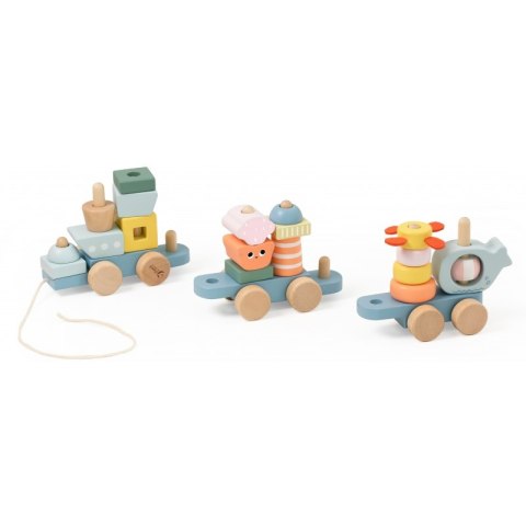 Classic World CLASSIC WORLD Montessori Kolejka Ocean Drewniana Układanka Classic World CLASSIC WORLD Montessori Kolejka Ocean Drewniana Układanka