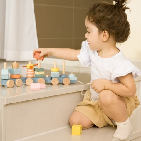 Classic World CLASSIC WORLD Montessori Kolejka Ocean Drewniana Układanka Classic World CLASSIC WORLD Montessori Kolejka Ocean Drewniana Układanka