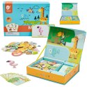 Classic World CLASSIC WORLD Układanka Magnetyczna Zwierzęta Tablica Klocki Puzzle Pamięć 60 el.