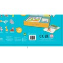 Classic World CLASSIC WORLD Układanka Magnetyczna Zwierzęta Tablica Klocki Puzzle Pamięć 60 el.