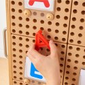 Masterkidz MASTERKIDZ Alfabet Zestaw Liter (Dużych i Małych) do Paneli Ściennych STEM 122 el.