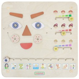 Masterkidz MASTERKIDZ Tablica Edukacyjna Jak Się Czujesz? Nauka Emocji Montessori