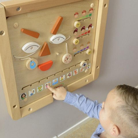 Masterkidz MASTERKIDZ Tablica Edukacyjna Jak Się Czujesz? Nauka Emocji Montessori Masterkidz MASTERKIDZ Tablica Edukacyjna Jak Się Czujesz? Nauka Emocji Montessori