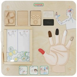 Masterkidz MASTERKIDZ Tablica Edukacyjna Zmysł Dotyku Montessori
