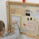 Masterkidz MASTERKIDZ Tablica Edukacyjna Zmysł Dotyku Montessori