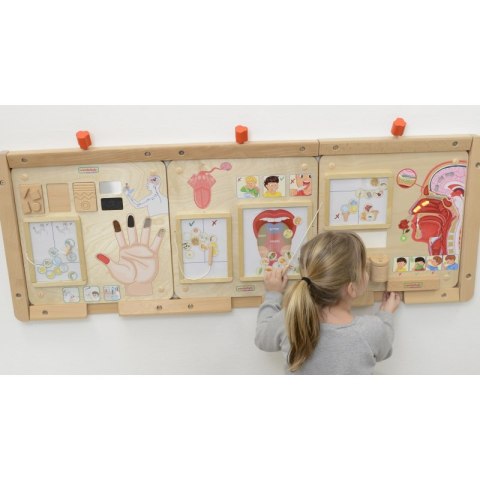 Masterkidz MASTERKIDZ Tablica Edukacyjna Zmysł Dotyku Montessori Masterkidz MASTERKIDZ Tablica Edukacyjna Zmysł Dotyku Montessori