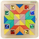 Masterkidz MASTERKIDZ Układanka Mozaika Nauka Kolorów i Kształtów Tangram Montessori
