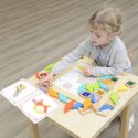 Masterkidz MASTERKIDZ Układanka Mozaika Nauka Kolorów i Kształtów Tangram Montessori