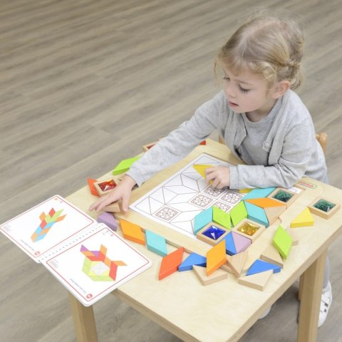 Masterkidz MASTERKIDZ Układanka Mozaika Nauka Kolorów i Kształtów Tangram Montessori Masterkidz MASTERKIDZ Układanka Mozaika Nauka Kolorów i Kształtów Tangram Montessori