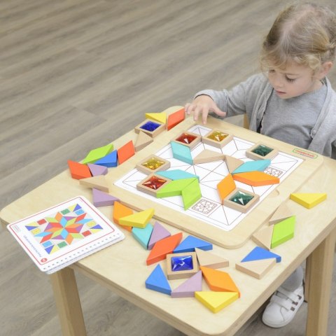 Masterkidz MASTERKIDZ Układanka Mozaika Nauka Kolorów i Kształtów Tangram Montessori Masterkidz MASTERKIDZ Układanka Mozaika Nauka Kolorów i Kształtów Tangram Montessori