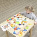 Masterkidz MASTERKIDZ Układanka Mozaika Nauka Kolorów i Kształtów Tangram Montessori