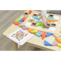 Masterkidz MASTERKIDZ Układanka Mozaika Nauka Kolorów i Kształtów Tangram Montessori