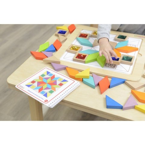 Masterkidz MASTERKIDZ Układanka Mozaika Nauka Kolorów i Kształtów Tangram Montessori Masterkidz MASTERKIDZ Układanka Mozaika Nauka Kolorów i Kształtów Tangram Montessori