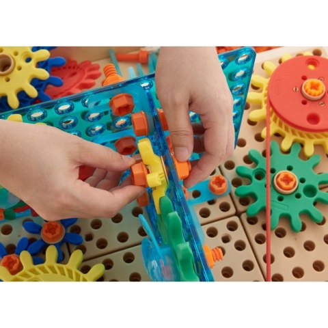 Masterkidz MASTERKIDZ Zestaw Akcesoriów Mix Koła Zębate do Paneli Ściennych STEM 198 el. Masterkidz MASTERKIDZ Zestaw Akcesoriów Mix Koła Zębate do Paneli Ściennych STEM 198 el.