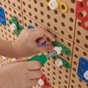 Masterkidz MASTERKIDZ Zestaw Geometrycznych Kształtów Klocków do Paneli Ściennych STEM 260 el.