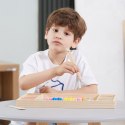 Viga Toys VIGA Drewniana Gra Kulki Złap i Dopasuj Układanka Montessori