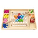 Viga Toys VIGA Drewniana Gra Kulki Złap i Dopasuj Układanka Montessori